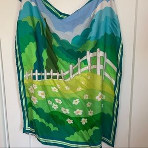 Marian Scott Silk Pasture Scarf